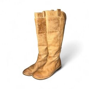 Frye Tan Heeled Boots equestrian. Sz 8b